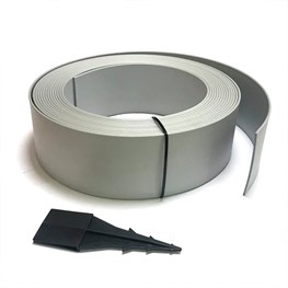 BORDURA SPESSA H CM 12 - LUNGH. MT 15 - GRIGIO